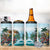 Personalized Aloha Hawaii Skeleton 4 in 1 Can Cooler Tumbler Tropical Summer Vibe