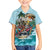 Personalized Aloha Hawaii Skeleton Family Matching Off Shoulder Maxi Dress and Hawaiian Shirt Tropical Summer Vibe