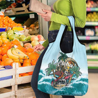 Aloha Hawaii Skeleton Grocery Bag Tropical Summer Vibe LT01 - Polynesian Pride