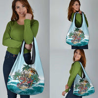 Aloha Hawaii Skeleton Grocery Bag Tropical Summer Vibe LT01 - Polynesian Pride