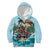 Personalized Aloha Hawaii Skeleton Kid Hoodie Tropical Summer Vibe