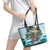 Aloha Hawaii Skeleton Leather Tote Bag Tropical Summer Vibe