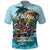 Personalized Aloha Hawaii Skeleton Polo Shirt Tropical Summer Vibe