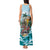 Personalized Aloha Hawaii Skeleton Tank Maxi Dress Tropical Summer Vibe