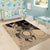 Cook Islands Turtle Area Rug Stars and Hibiscus - Beige