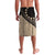 Cook Islands Turtle Lavalava Stars and Hibiscus - Beige