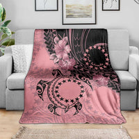 Cook Islands Turtle Blanket Stars and Hibiscus - Pink LT01 - Polynesian Pride