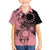 Cook Islands Turtle Family Matching Puletasi and Hawaiian Shirt Stars and Hibiscus - Pink