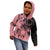 Cook Islands Turtle Kid Hoodie Stars and Hibiscus - Pink