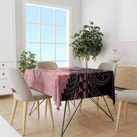 Cook Islands Turtle Tablecloth Stars and Hibiscus - Pink LT01 - Polynesian Pride