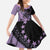 Cook Islands Turtle Family Matching Mermaid Dress and Hawaiian Shirt Stars and Hibiscus - Purple