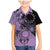 Cook Islands Turtle Family Matching Mermaid Dress and Hawaiian Shirt Stars and Hibiscus - Purple