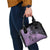 Cook Islands Turtle Shoulder Handbag Stars and Hibiscus - Purple