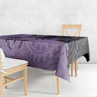 Cook Islands Turtle Tablecloth Stars and Hibiscus - Purple LT01 - Polynesian Pride