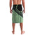 Cook Islands Turtle Lavalava Stars and Hibiscus - Green