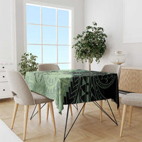 Cook Islands Turtle Tablecloth Stars and Hibiscus - Green LT01 - Polynesian Pride