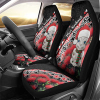 New Zealand Christmas Meri Kirihimete Car Seat Cover Santa Hei Tiki Pohutukawa