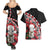 New Zealand Christmas Meri Kirihimete Couples Matching Summer Maxi Dress and Hawaiian Shirt Santa Hei Tiki Pohutukawa