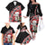 New Zealand Christmas Meri Kirihimete Family Matching Off The Shoulder Long Sleeve Dress and Hawaiian Shirt Santa Hei Tiki Pohutukawa