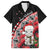 New Zealand Christmas Meri Kirihimete Family Matching Off Shoulder Maxi Dress and Hawaiian Shirt Santa Hei Tiki Pohutukawa