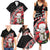 New Zealand Christmas Meri Kirihimete Family Matching Summer Maxi Dress and Hawaiian Shirt Santa Hei Tiki Pohutukawa