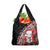 New Zealand Christmas Meri Kirihimete Grocery Bag Santa Hei Tiki Pohutukawa