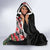 New Zealand Christmas Meri Kirihimete Hooded Blanket Santa Hei Tiki Pohutukawa