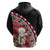 New Zealand Christmas Meri Kirihimete Hoodie Santa Hei Tiki Pohutukawa