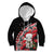 New Zealand Christmas Meri Kirihimete Kid Hoodie Santa Hei Tiki Pohutukawa