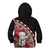 New Zealand Christmas Meri Kirihimete Kid Hoodie Santa Hei Tiki Pohutukawa