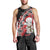 New Zealand Christmas Meri Kirihimete Men Tank Top Santa Hei Tiki Pohutukawa