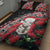 New Zealand Christmas Meri Kirihimete Quilt Bed Set Santa Hei Tiki Pohutukawa