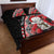 New Zealand Christmas Meri Kirihimete Quilt Bed Set Santa Hei Tiki Pohutukawa