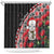 New Zealand Christmas Meri Kirihimete Shower Curtain Santa Hei Tiki Pohutukawa