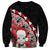 New Zealand Christmas Meri Kirihimete Sweatshirt Santa Hei Tiki Pohutukawa