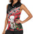 New Zealand Christmas Meri Kirihimete Women Sleeveless Polo Shirt Santa Hei Tiki Pohutukawa