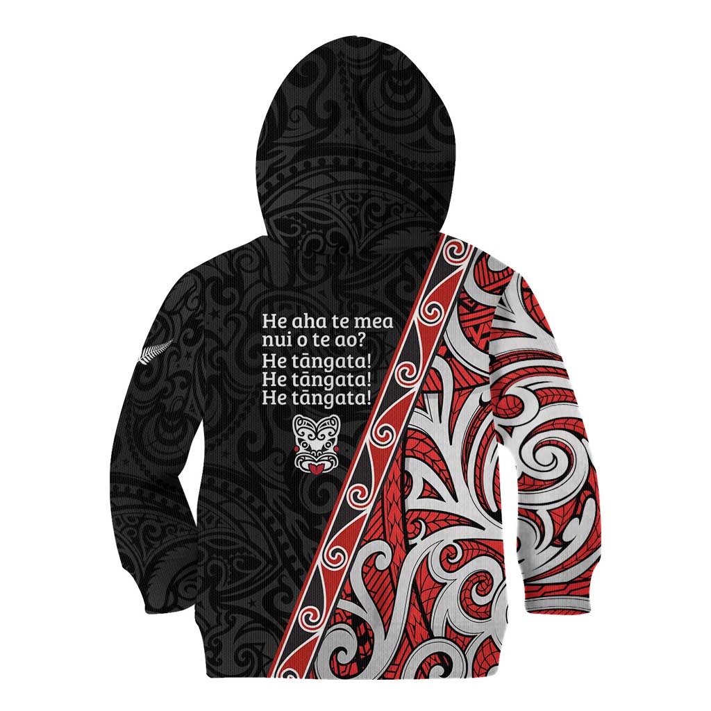 Aotearoa Toitu Te Tiriti Kid Hoodie Honour The Treaty New Zealand