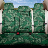 Forest Green Monstera Back Car Seat Cover Polynesian Tribal Pattern - Polynesian Pride