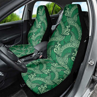Forest Green Monstera Car Seat Cover Polynesian Tribal Pattern LT01 - Polynesian Pride
