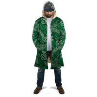 Forest Green Monstera Cloak Polynesian Tribal Pattern LT01 - Polynesian Pride