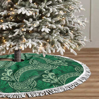 Forest Green Monstera Tree Skirt Polynesian Tribal Pattern LT01 - Polynesian Pride
