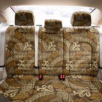 Brown Gold Monstera Back Car Seat Cover Polynesian Tribal Pattern LT01 - Polynesian Pride