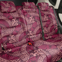 Sweet Pink Monstera Back Car Seat Cover Polynesian Tribal Pattern LT01 - Polynesian Pride