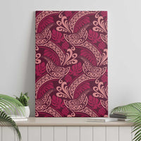 Sweet Pink Monstera Canvas Wall Art Polynesian Tribal Pattern LT01 - Polynesian Pride