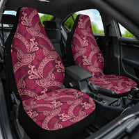 Sweet Pink Monstera Car Seat Cover Polynesian Tribal Pattern LT01 One Size Pink - Polynesian Pride