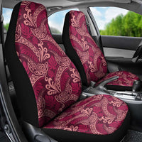 Sweet Pink Monstera Car Seat Cover Polynesian Tribal Pattern LT01 - Polynesian Pride