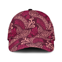 Sweet Pink Monstera Classic Cap Polynesian Tribal Pattern LT01 Universal Fit Pink - Polynesian Pride