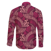 Sweet Pink Monstera Family Matching Puletasi and Hawaiian Shirt Polynesian Tribal Pattern LT01 - Polynesian Pride