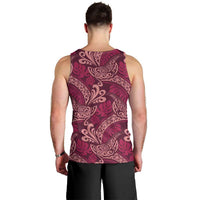 Sweet Pink Monstera Men Tank Top Polynesian Tribal Pattern LT01 - Polynesian Pride