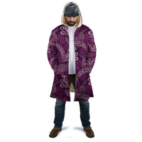Royal Purple Monstera Cloak Polynesian Tribal Pattern LT01 - Polynesian Pride